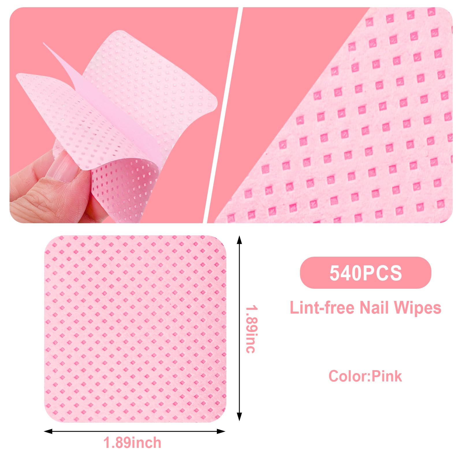 Seonggong toallitas absorben acetona para una limpieza eficiente de uñas
