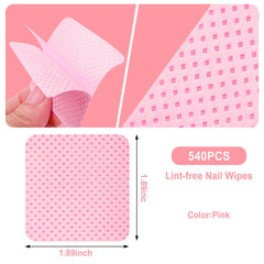 Seonggong toallitas absorben acetona para una limpieza eficiente de uñas