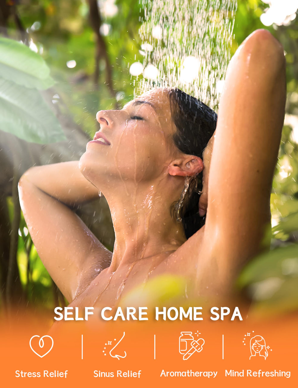 SEONNIX Aromas naturales en la ducha para mejorar el ánimo.
