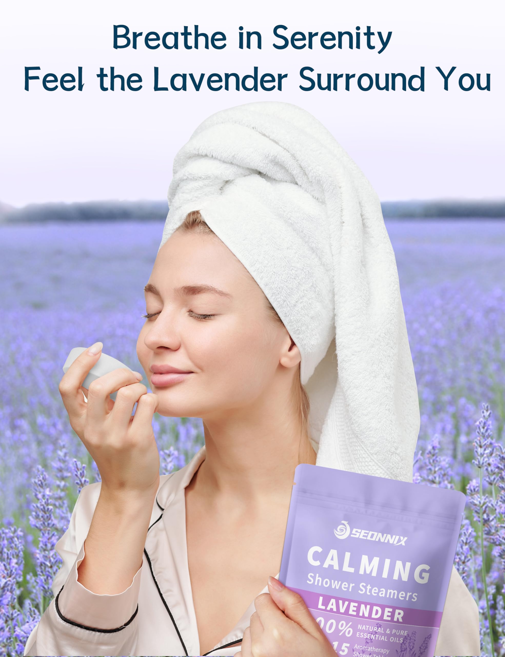 SEONNIX Regalo de spa lavanda para mujeres y hombres