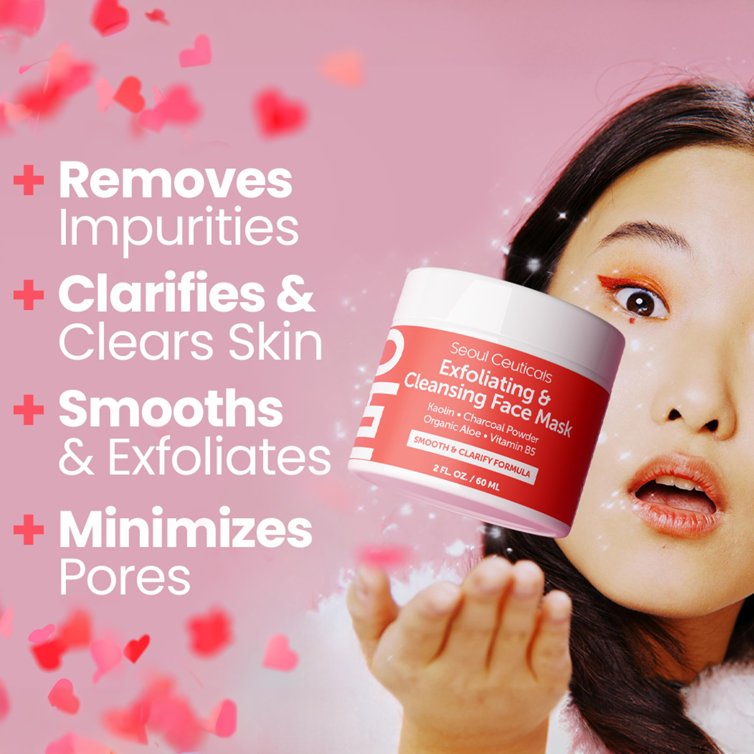 SeoulCeuticals aplicación mascarilla cepillo: distribución uniforme para tratamiento suave