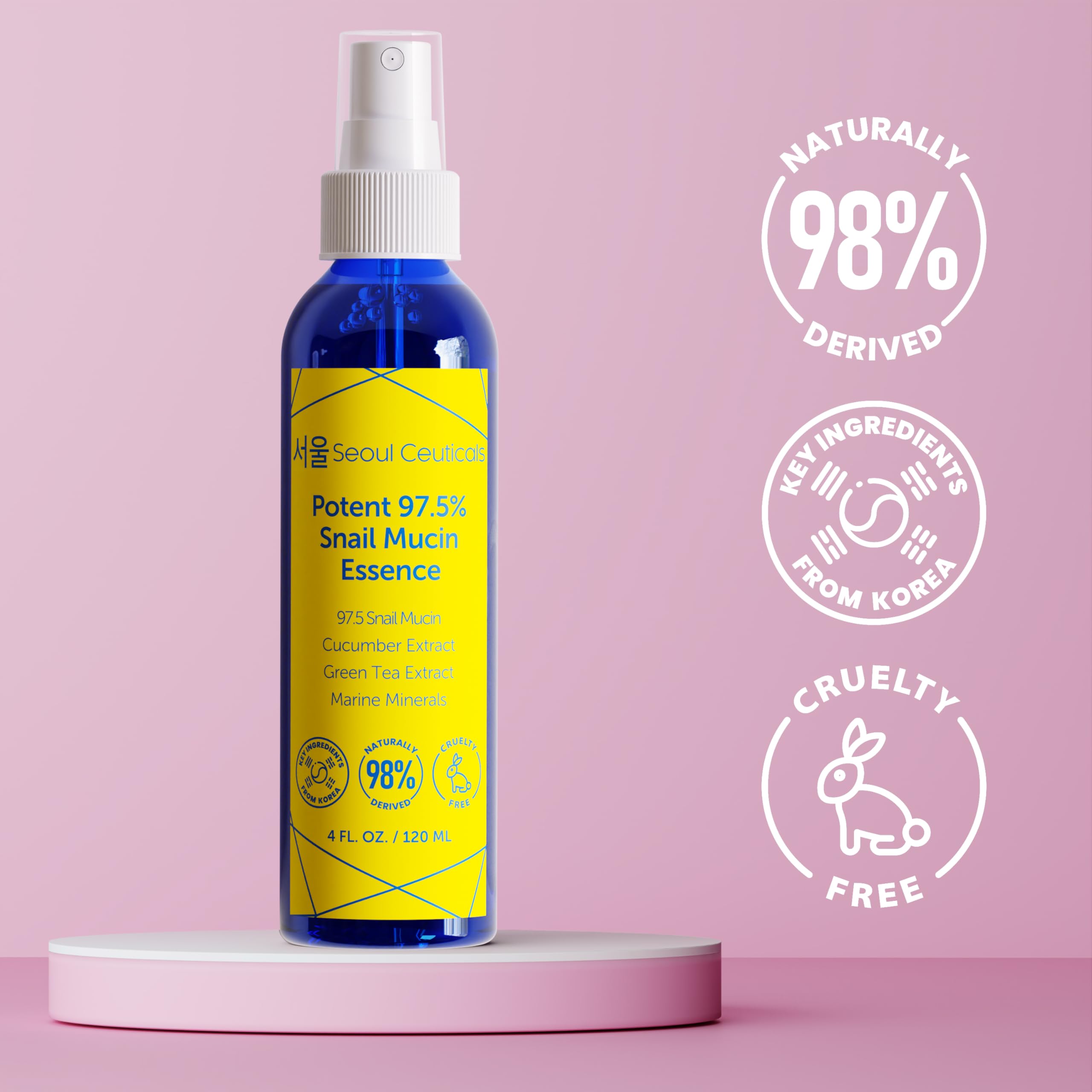 SeoulCeuticals Extrait Concombre Aloe— nourrissant et réduction légère des irritations.