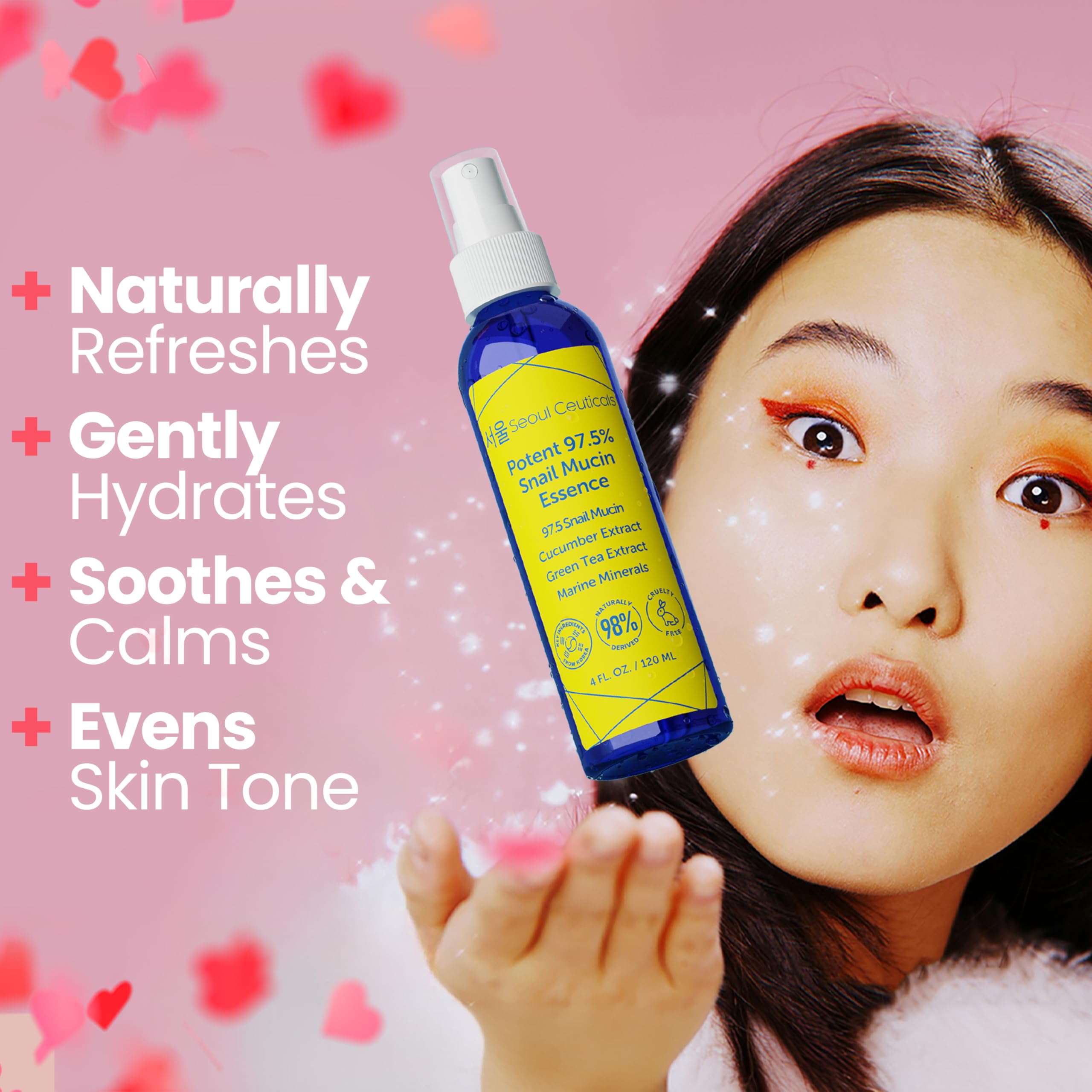 SeoulCeuticals Ingrédients Concombre— apaisement et fraîcheur instantanée.