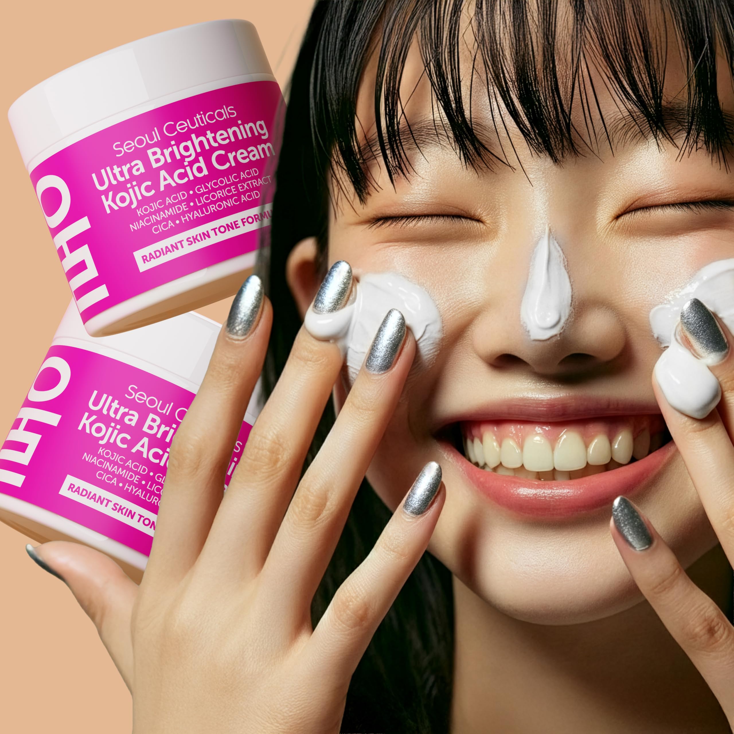 Muestra de piel con brillo saludable tras uso de SeoulCeuticals