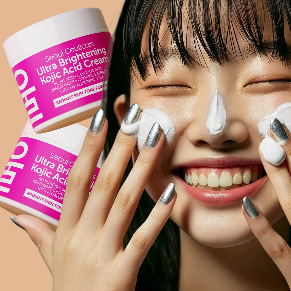Muestra de piel con brillo saludable tras uso de SeoulCeuticals