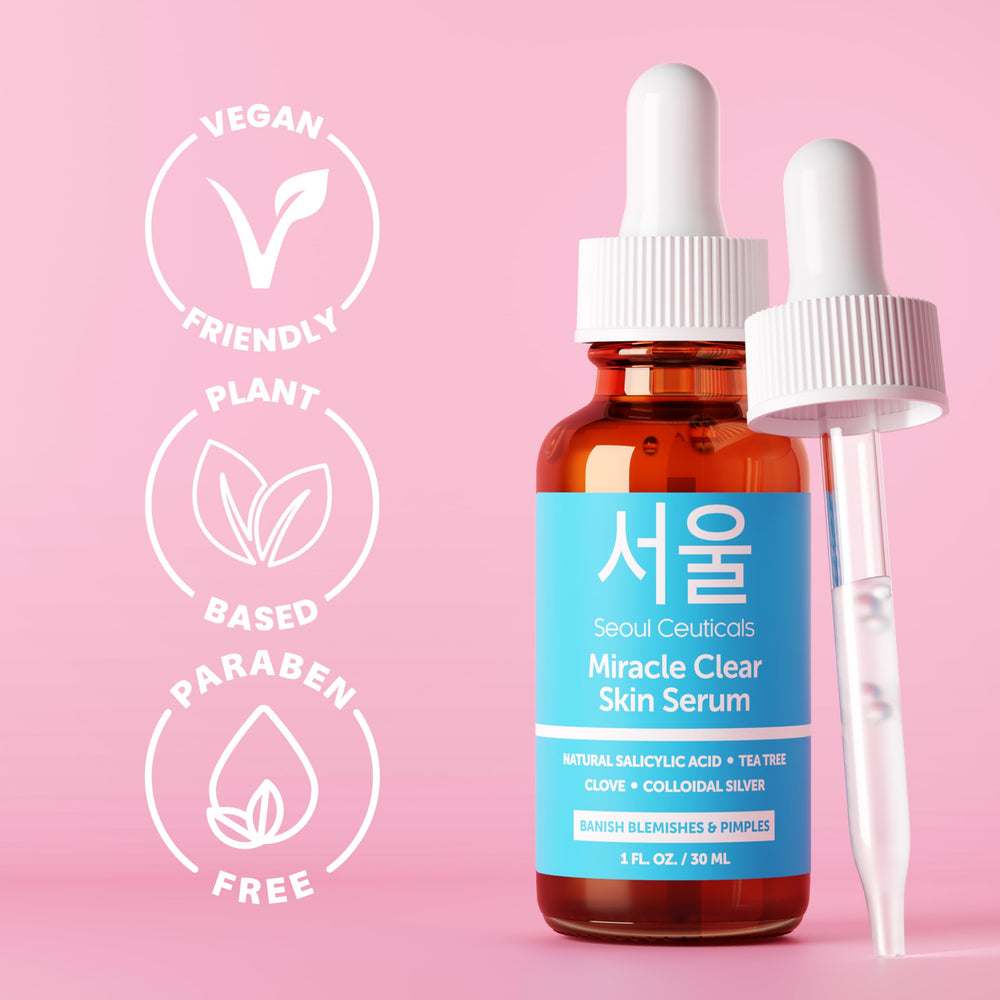Serum SeoulCeuticals ácido salicílico natural para cuidado diario.