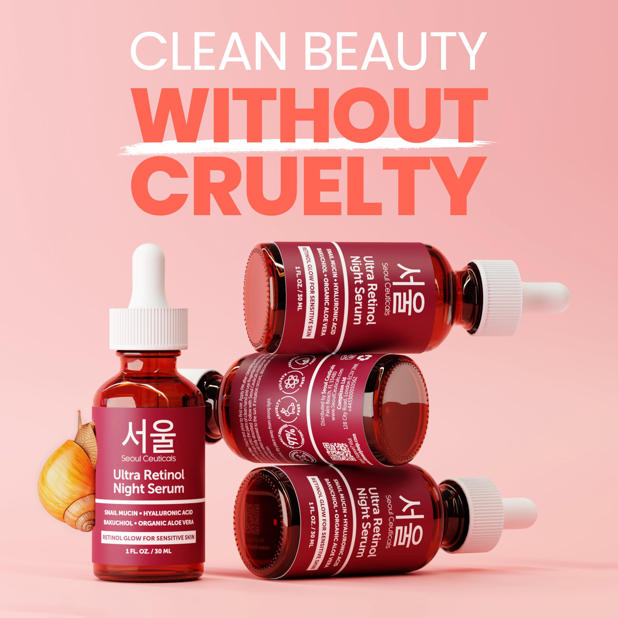 Texture crème nocturne SeoulCeuticals – application fluide et peau veloutée.