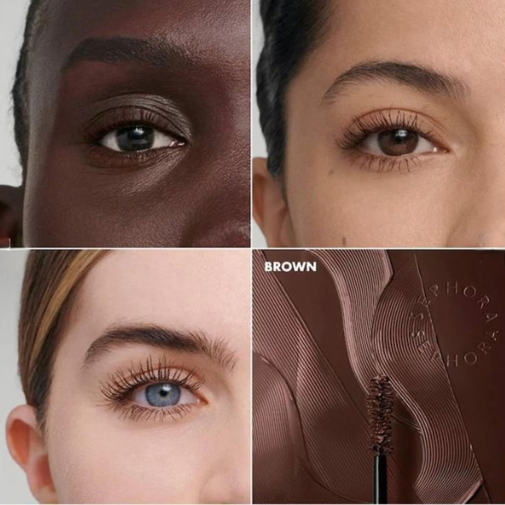 SEPHORA Size Up Máscara color marrón: aspecto natural y duradero.