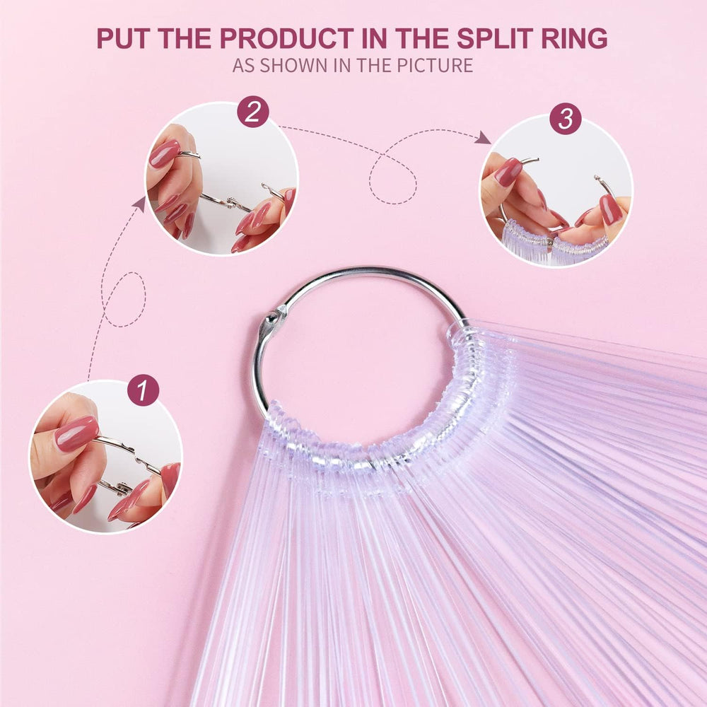 seradioo anillo metálico para exhibición estable de esmaltes.