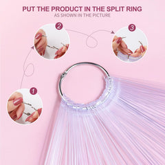 seradioo anillo metálico para exhibición estable de esmaltes.