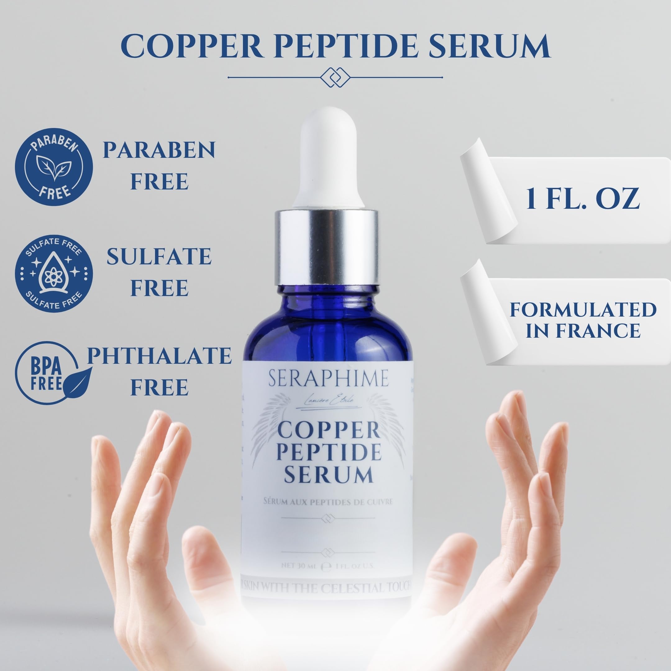Seraphime serum cobre ceramidas: barrera fortalecida