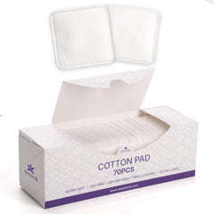 Serenorch Almohadillas de algodón grandes 3x3, suaves y absorbentes para desmaquillar