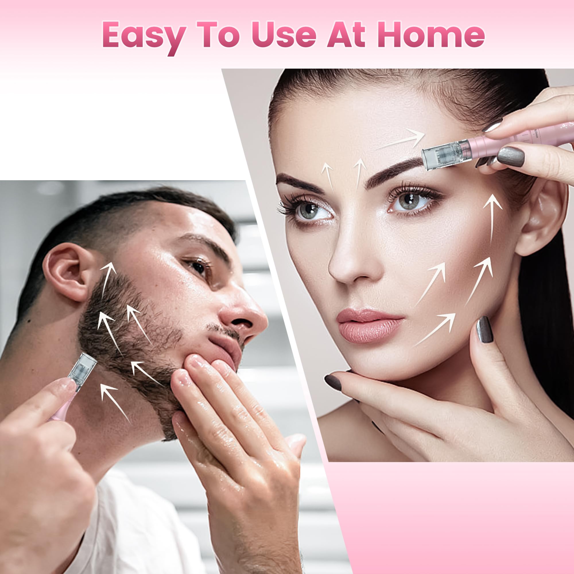Uso en casa con Sergand Derma Roller, sesión rápida y cómoda.