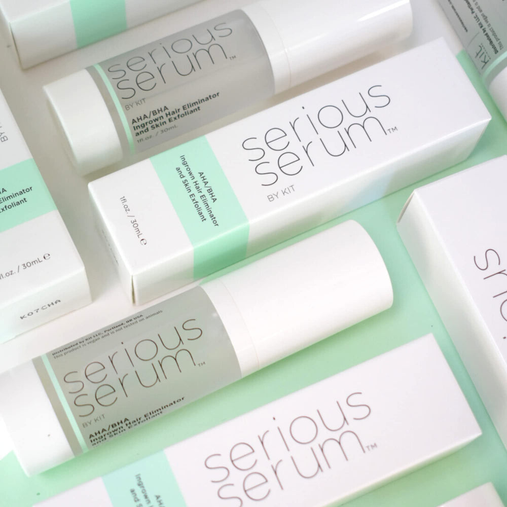 Acide glycolique et lactique de Serious Serum pour une peau soyeuse