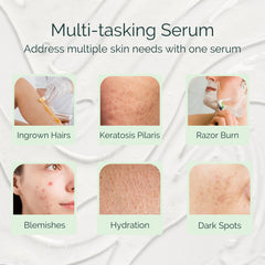 Sérum Serious Serum en pompe facilitant l’utilisation quotidienne