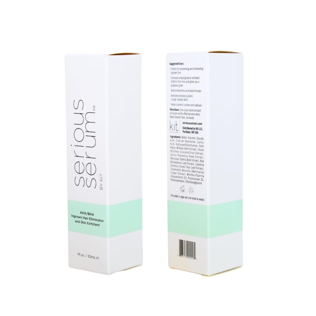 Sérum Serious Serum hydrate et apaise la peau après application