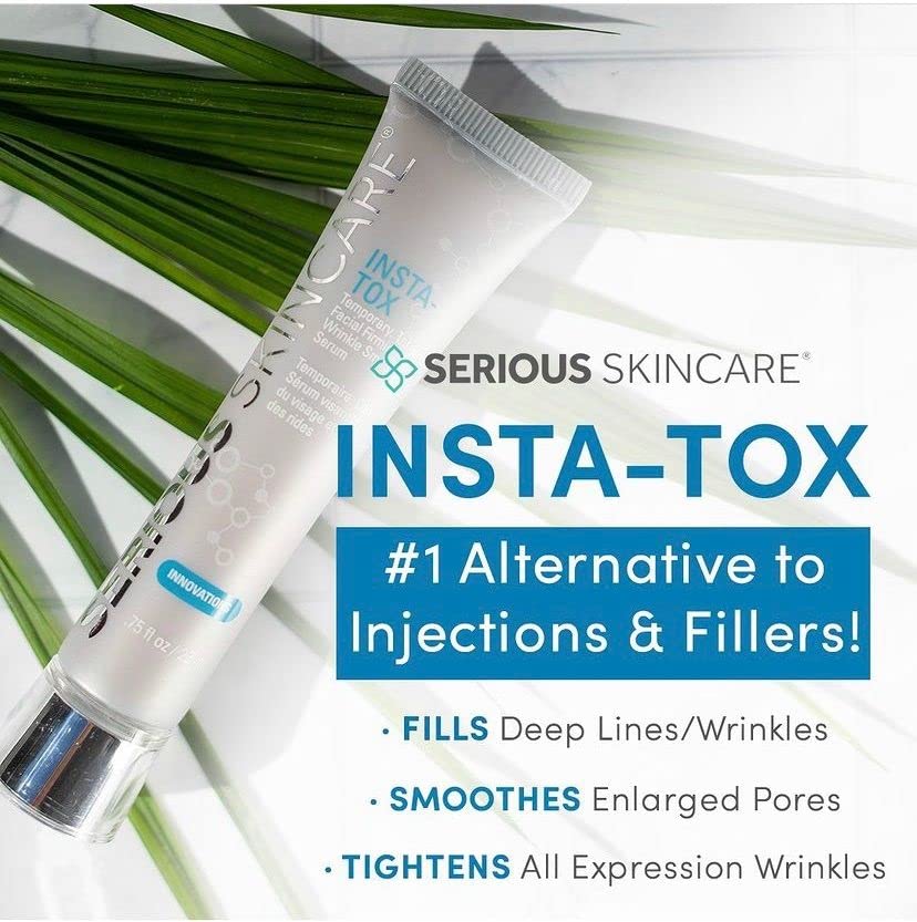 Serious Skincare INSTA-TOX, zona de ojos segura para líneas finas.