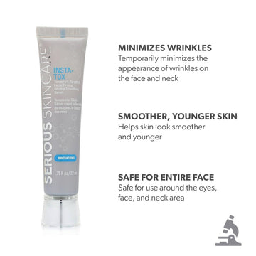 INSTA-TOX de Serious Skincare, ideal para el contorno de ojos y ojeras.