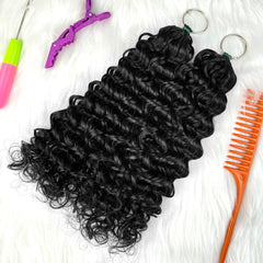 Serreal Gogo Curl knotless invisible crochet creates a natural look