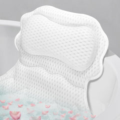 SetSail Almohada de baño ergonómica para soporte de cabeza y cuello.