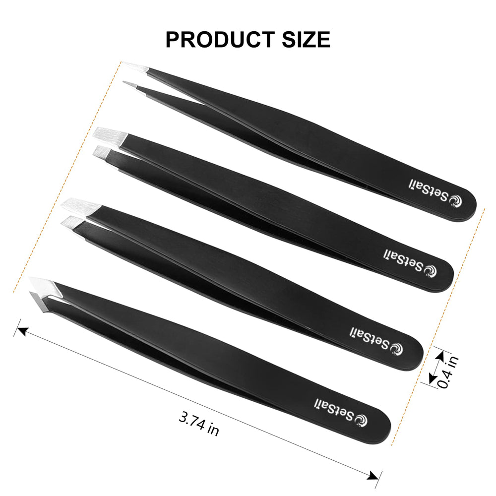 SetSail pinzas 4 puntas en disposición completa para grooming preciso