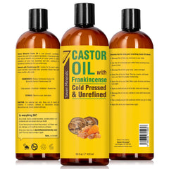 Seven Minerals Aceite de ricino con incienso: gotero para uso diario