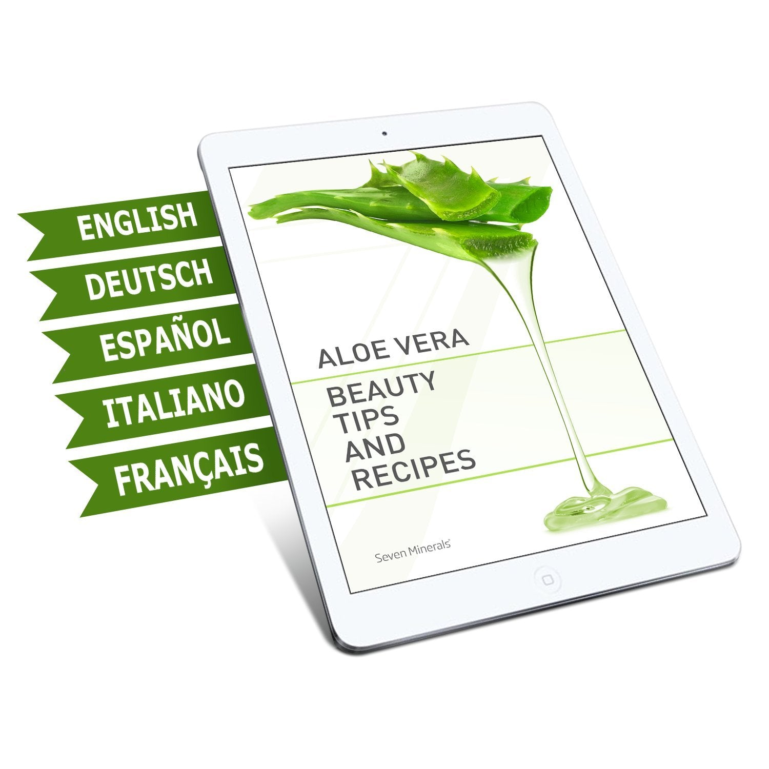 Aloe Seven Minerals cultivado en Texas, planta real y fresca.