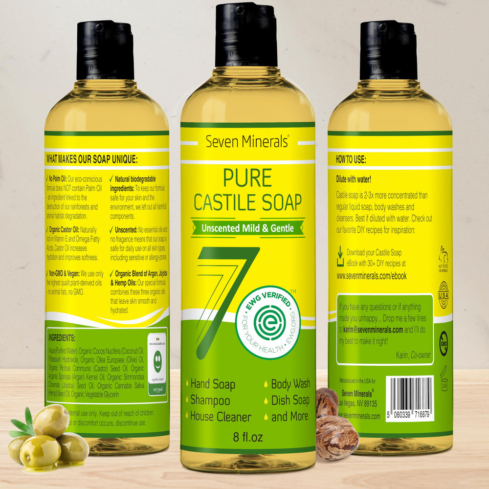 Close-up of ingredients with organic carrier oils for nourishment.