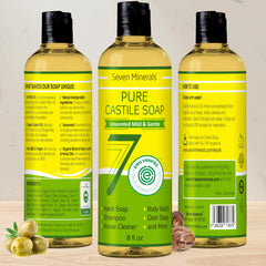 Close-up of ingredients with organic carrier oils for nourishment.