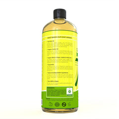 Seven Minerals Savon Castile Pur, utilisation polyvalente comme gel douche et vaisselle.