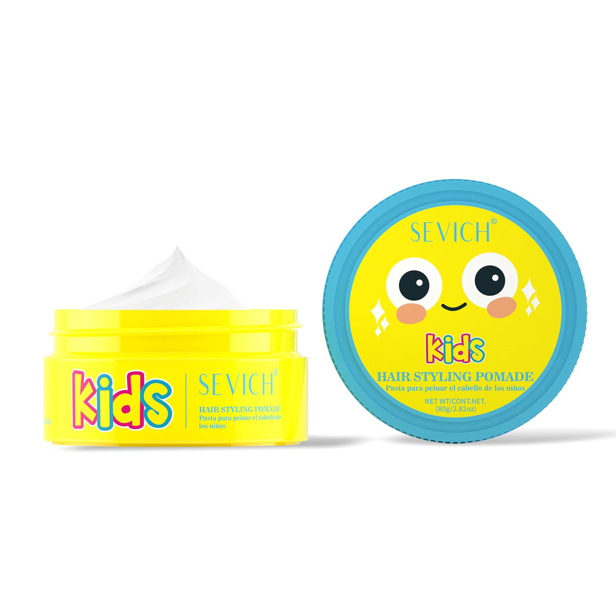 SEVICH pomada infantil, envase de 80 g, para un peinado estable y seguro.