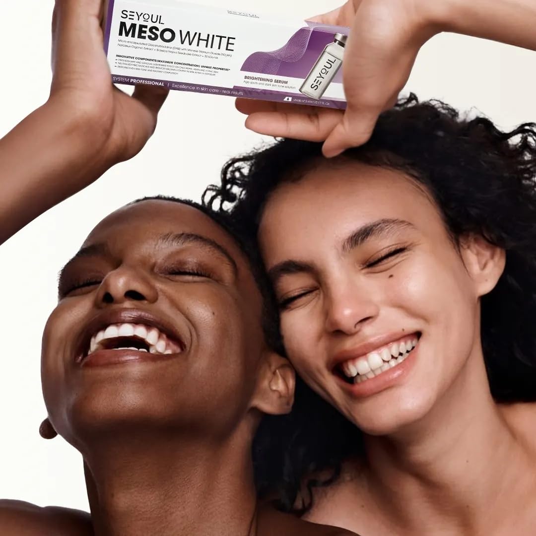 SEYOUL ampollas meso blanco sin pigmentos: brillo natural sin cobertura.