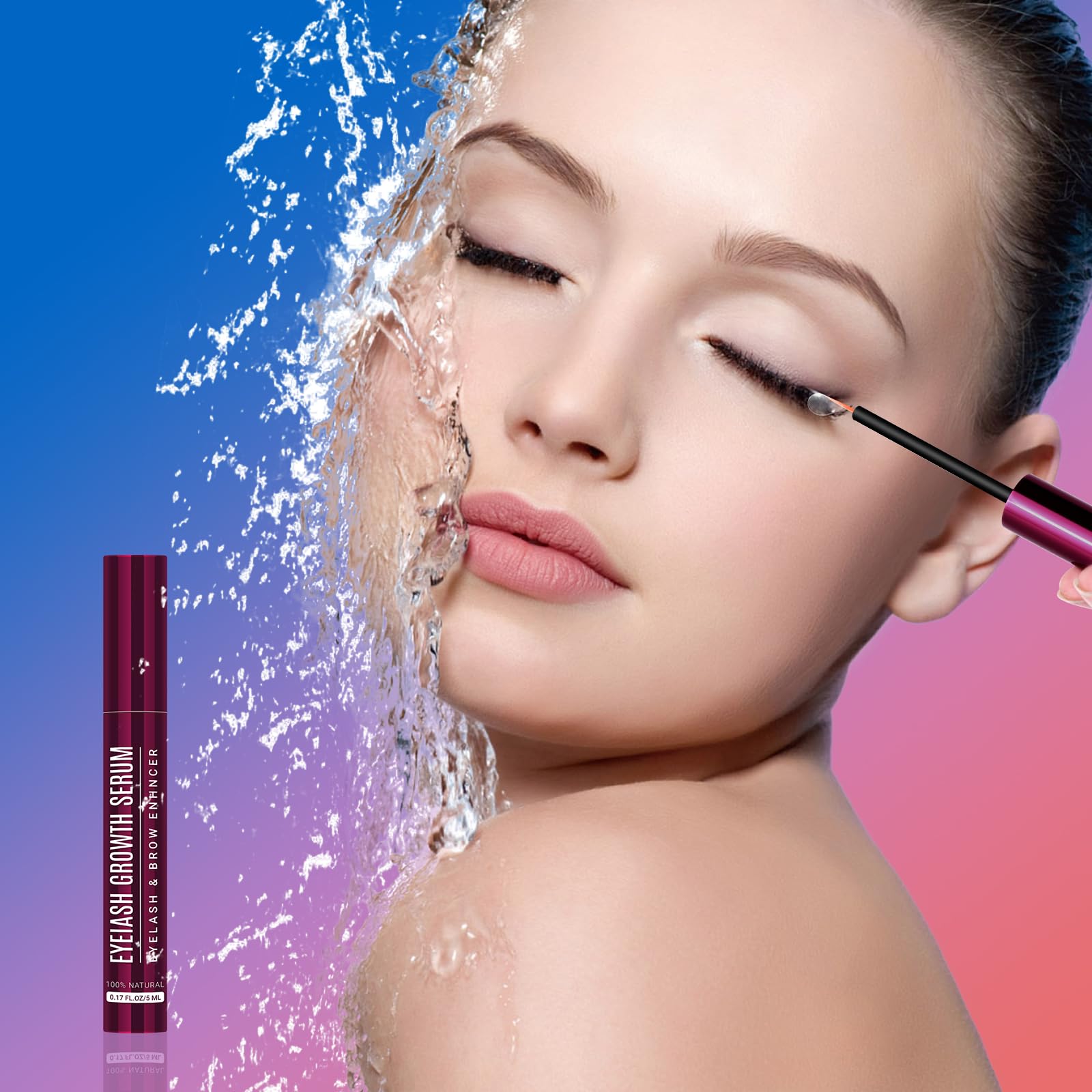 Seyoulala serum crecimiento pestañas, producto fácil de transportar para viajes.