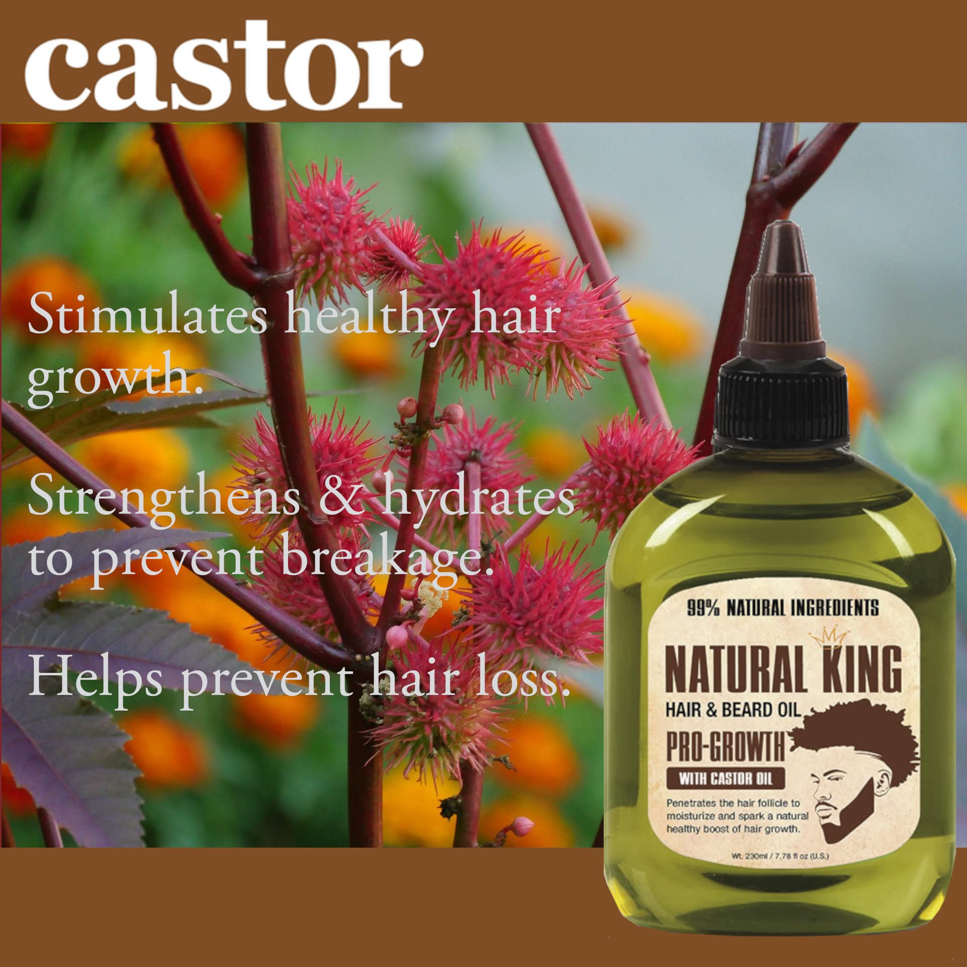 SFC Natural King Pro-Crecimiento, se aplica en raíces para cabello suave y nutrido