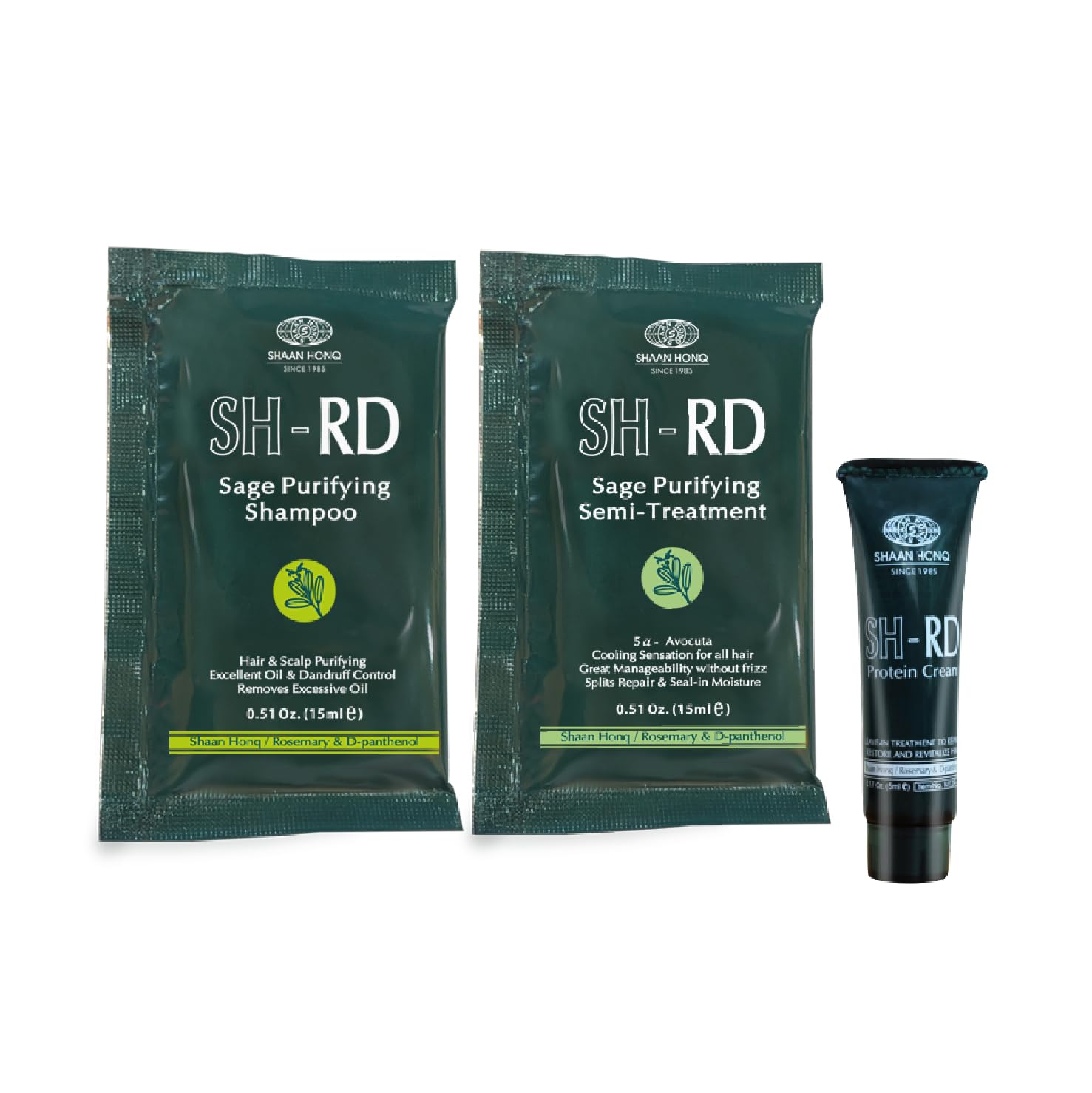 SH-RD champú salvia mini: purifica cuero cabelludo graso para viaje