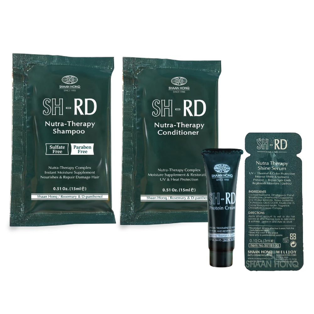 SH-RD champú Nourish 15ml: limpieza suave para cabello sensible y cuidado diario.
