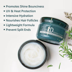SH-RD Protein Cream, textura-satinada, deja un aspecto brillante y natural.