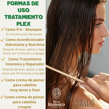 SHAEIO Rituales Botánicos cabello brillo y elasticidad tras uso