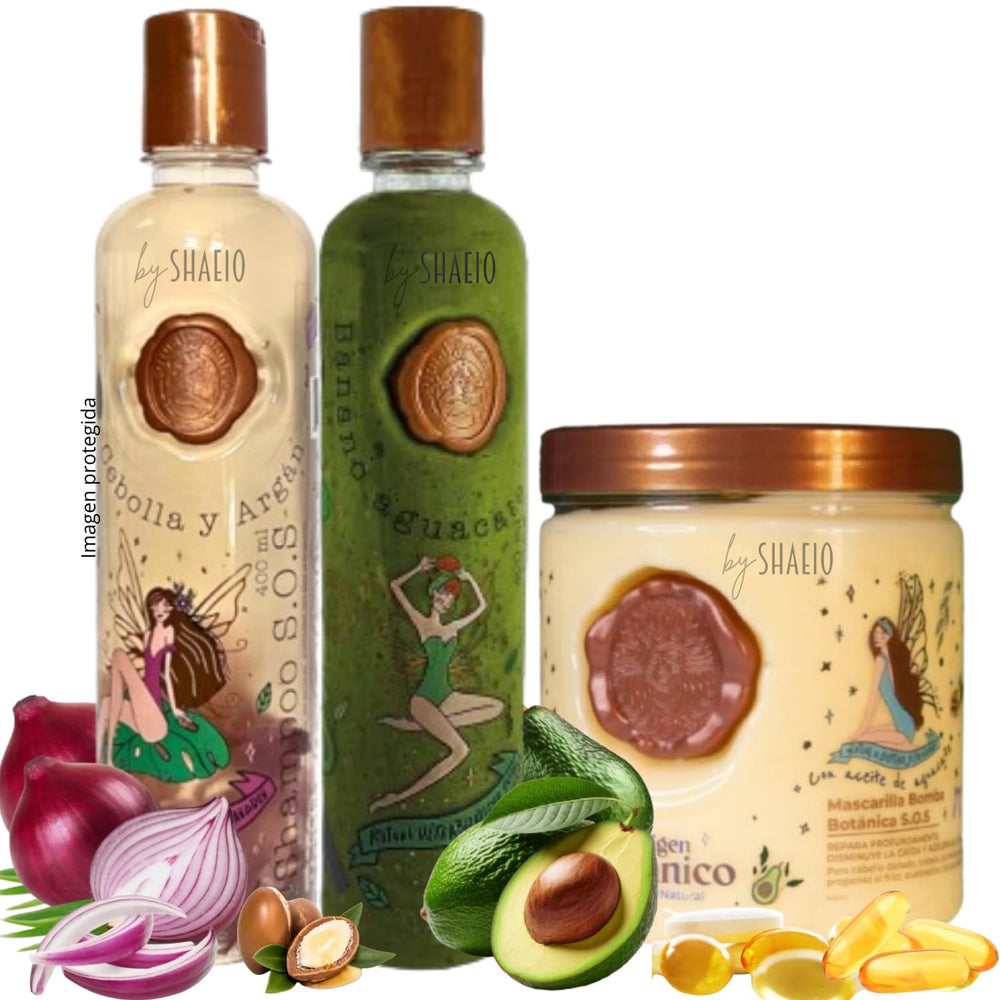SHAEIO Rituales Botánicos shampoo cebolla-argan para estimulación suave del crecimiento