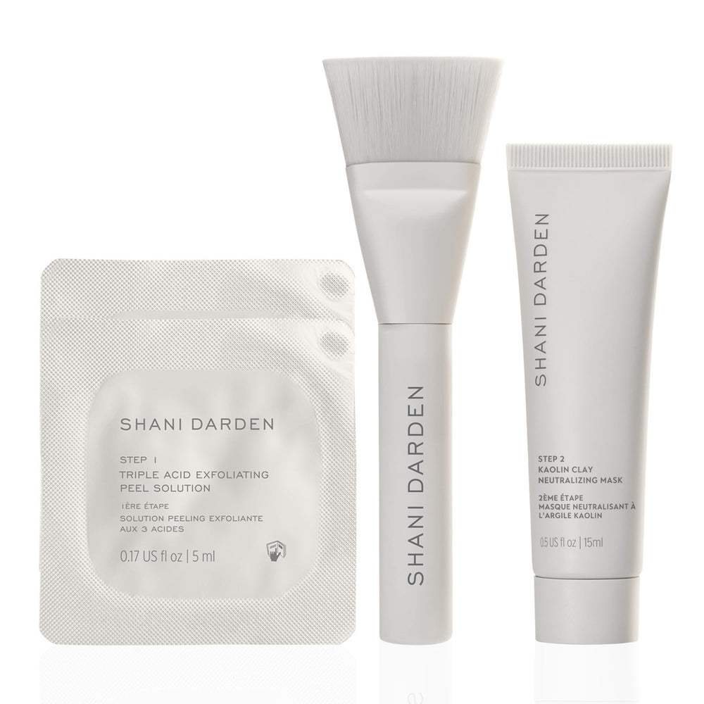 SHANI DARDEN Kit Mini Exfoliante de Tres Ácidos: aplicación suave para exfoliar la piel