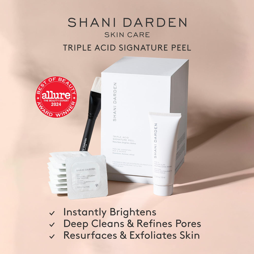SHANI DARDEN Triple Acid Peel: bentonita absorbe impurezas y controla grasa