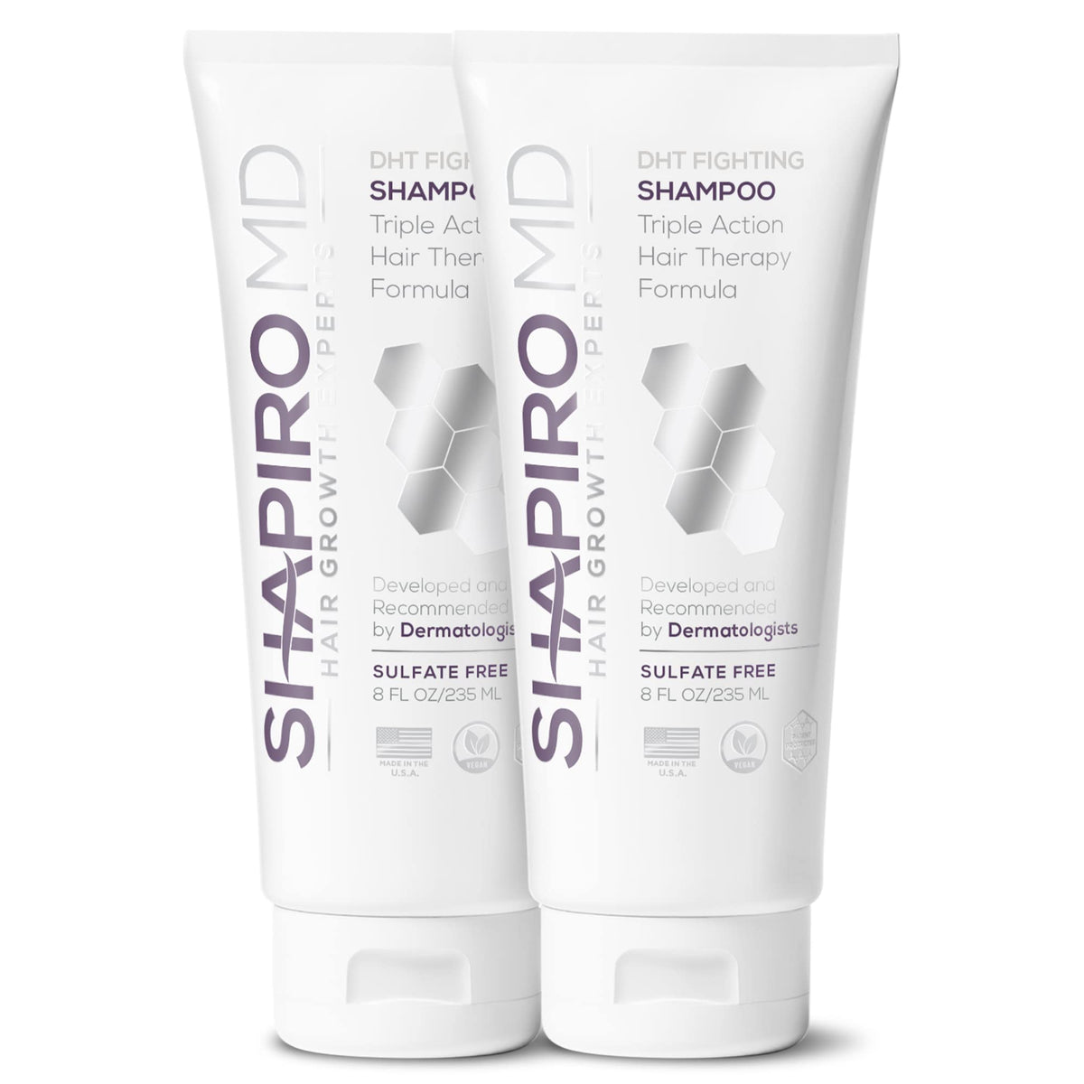 Shapiro MD Hair Growth Experts champú anti caída, frasco para uso diario