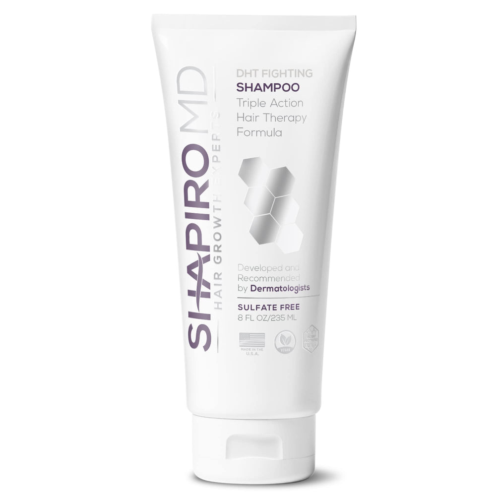 Shapiro MD Shampoo Vegano anti-caída para cabello más abundante