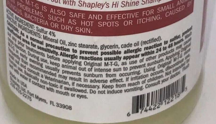 Shapley's démêlant pour crinière et queue, facilite le brossage selon usage.