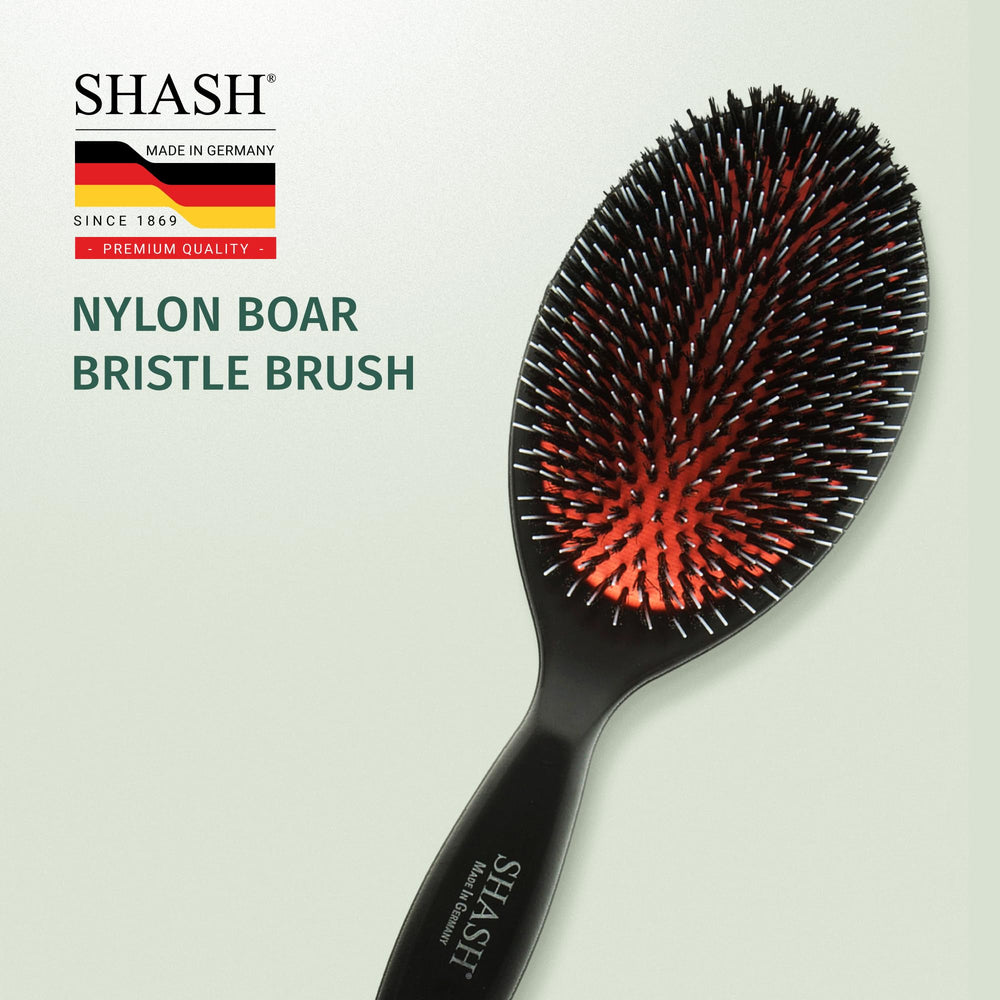 Routine matinale avec SHASH pour cheveux soyeux.
