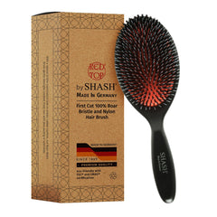 Brosse SHASH en nylon et sanglier, démêlage sans tiraillement.