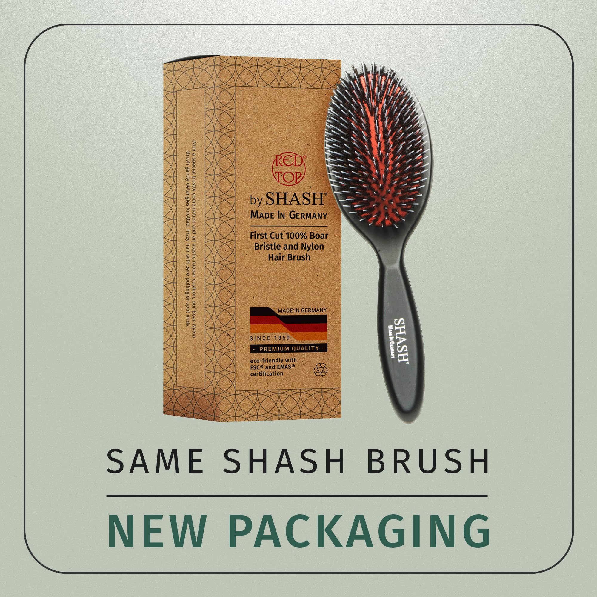 SHASH cepillo hecho a mano en Alemania con diseño duradero