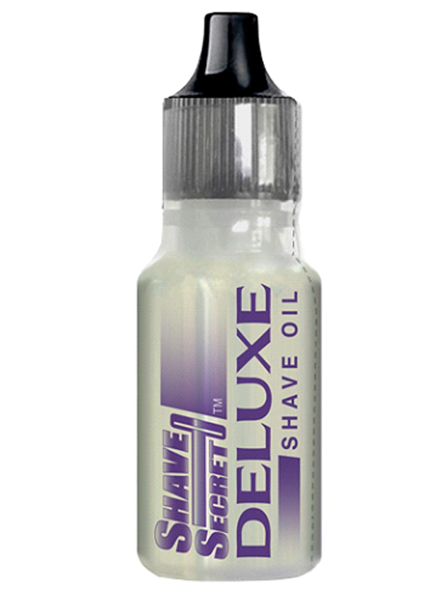 Shave Secret Deluxe huile de rasage, application sur la peau pour un rasage précis et doux