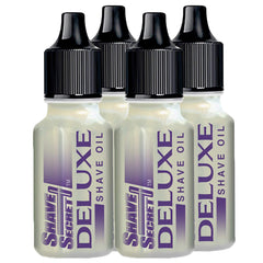 Shave Secret Deluxe huile de rasage, bouteille, pour un rasage fluide et hydraté