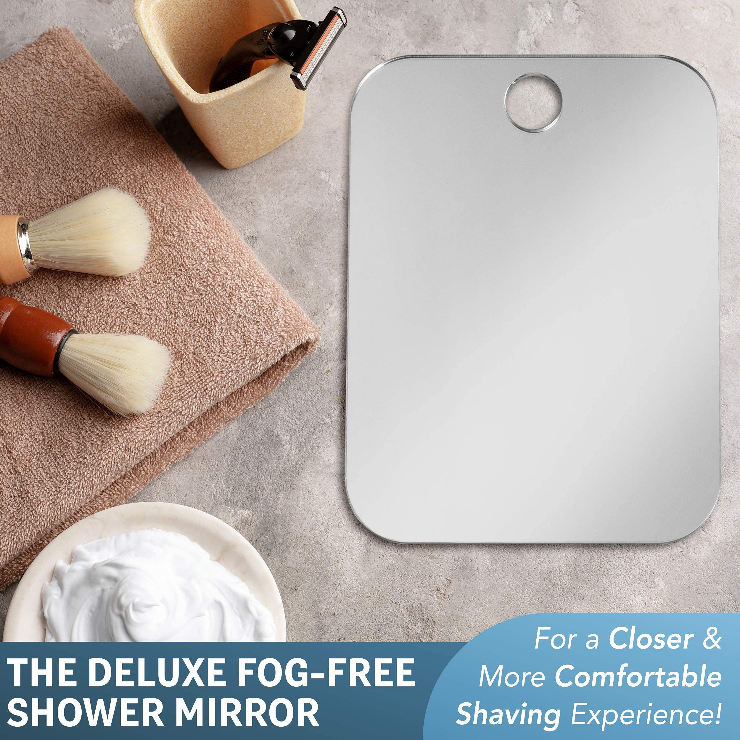 Tamaño 6,75 x 5,35 pulgadas, ideal para duchas espaciosas